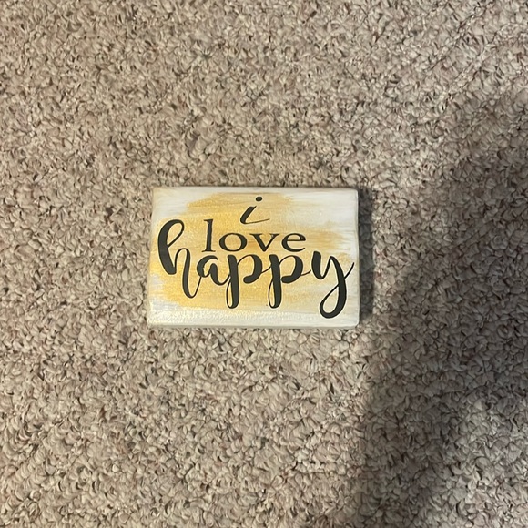 Wood block decoration - Picture 1 of 2